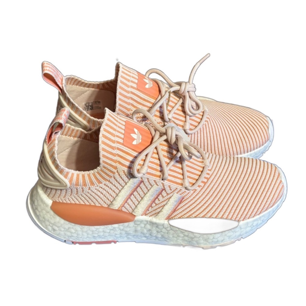 NWT - Adidas Originals NMD_1. Coral & White color. Women’s Size 10.